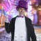 Classic Men's Penguin Costume Jacket Vest Bow Tie Pants Gloves
